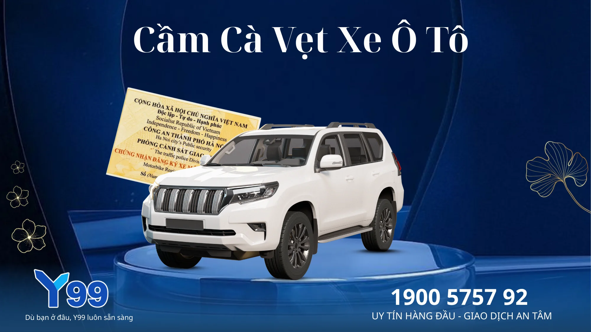 dịch vụ cầm xe ô tô uy tín, cần thơ, vay cavet xe máy